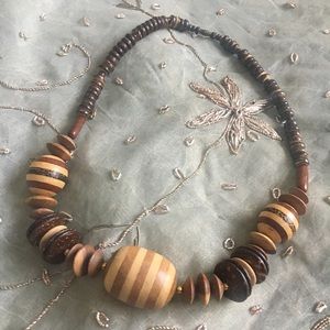 Wooden necklace